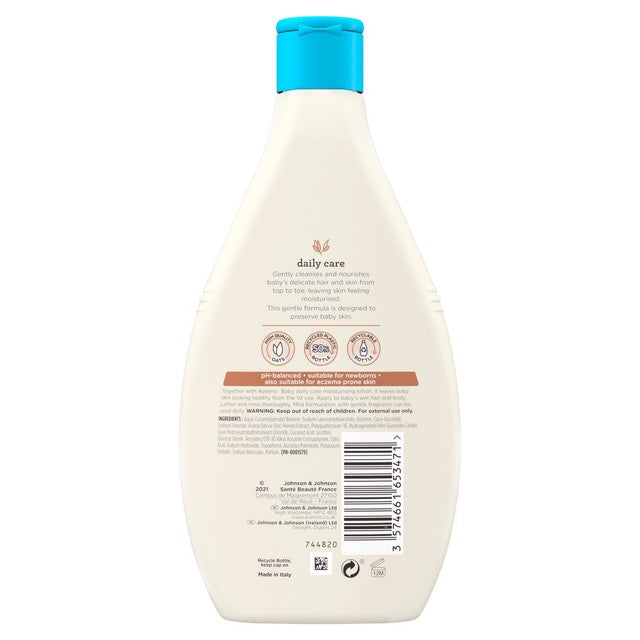 Aveeno baby hair and body wash for sensitive skin 400ml - British product