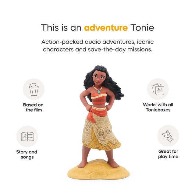 Tonies Disney Moana audio Tonie character, imported from the UK