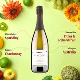 Virgin Wines sparkling wine Chardonnay Pinot Noir Brut 75cl (British brand)