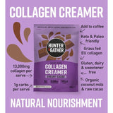 Hunter & Gather cacao collagen creamer powder 300g, UK version