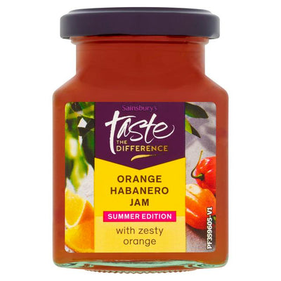 Sainsburys Orange and Habanero Jam 205g- Buy online at McGrocer