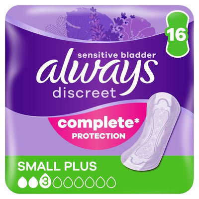 M&S Always Discreet Incontinence Pads Small Plus Bladder Leak Protection Pads- Buy online at McGrocer