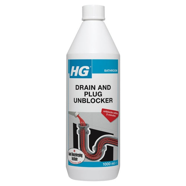 HG drain and plug unblocker 1L, UK version