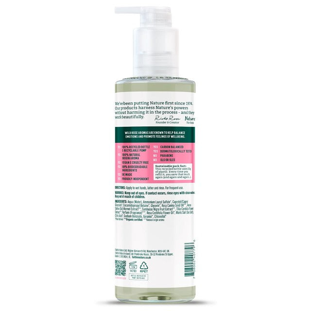 Faith In Nature Wild Rose hand wash 400ml - British product