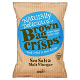 Brown Bag salt and vinegar potato crisps 150g - British product