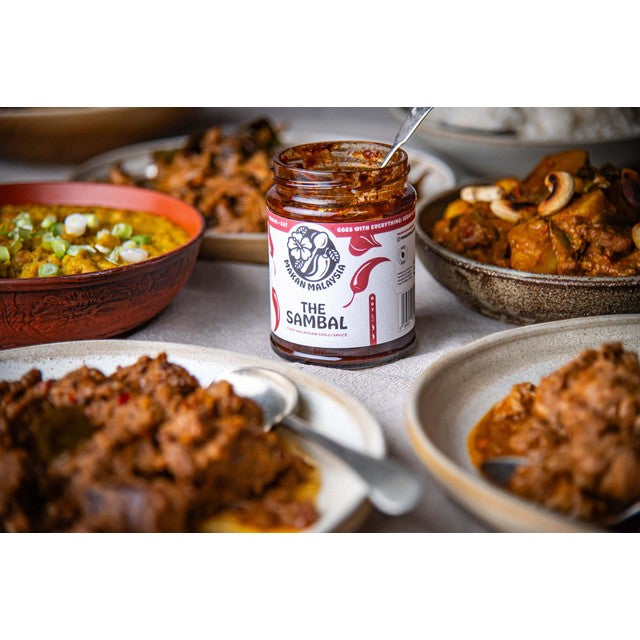 Makan Malaysia The Sambal chilli sauce jar (British brand)
