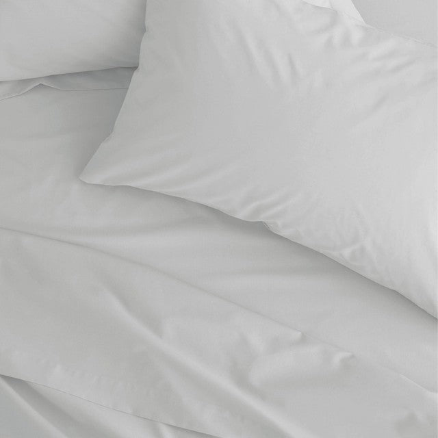 Catherine Lansfield Plain Dye Polycotton Single Fitted Sheet White - British product