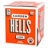 Camden Hells Lagerbier, 4 x 330 ml Dosen – Britisches Produkt