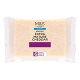 M&S lighter extra mature cheddar cheese 350g, imported from the UK