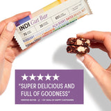 Indi Gut Bar Berry and Nut high fibre snack 35g, imported from the UK