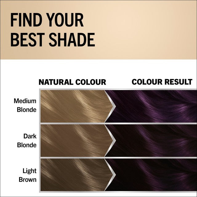 Schwarzkopf Permanent Hair Colour Rich Plum 3-33 (British brand)