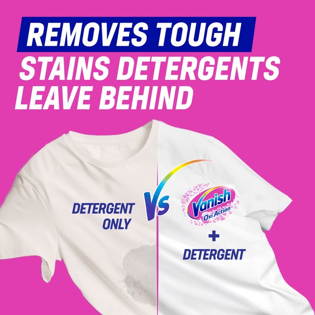 Vanish fabric stain remover powder for whites 850g (British brand)