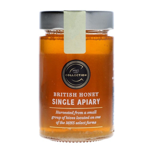 M&S Single Apiary Pure British Honey 250g, imported from the UK