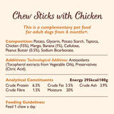 Lily's Kitchen chew stick dog treats with chicken 120g (British brand)
