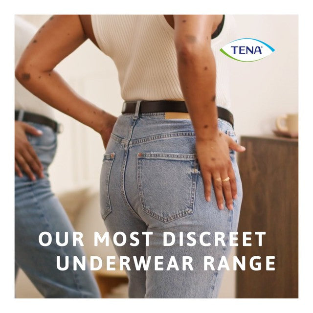 TENA Silhouette Black low waist incontinence pants size M, imported from the UK