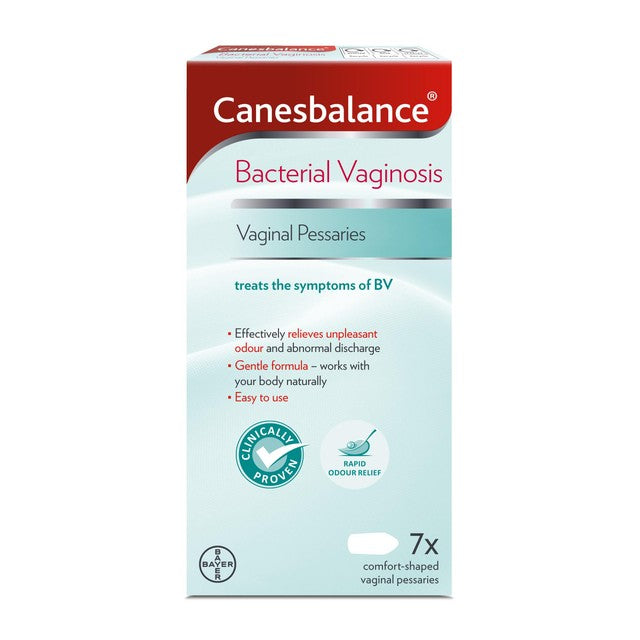 Canesten Canesbalance Bacterial Vaginosis Vaginal Pessaries 7 pessaries - British product