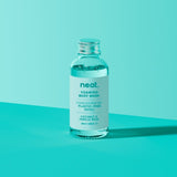 Neat foaming body wash coconut and vanilla bean refill, imported from the UK