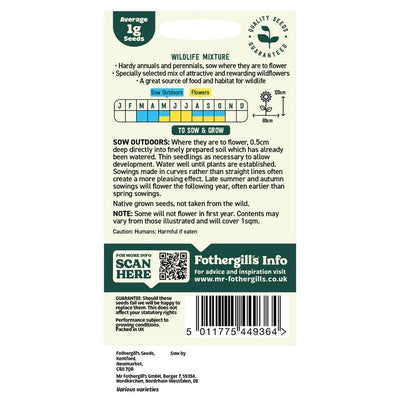 Mr Fothergills Seeds Åh Sow Simple Villblomstfrøblanding 1g