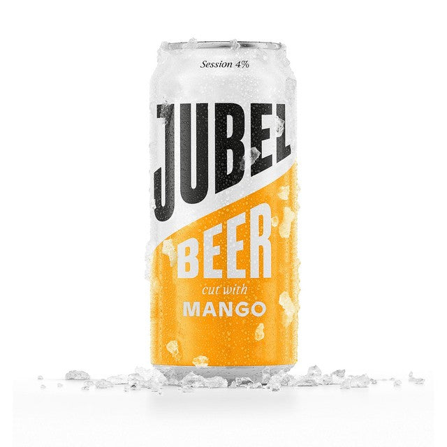 JUBEL beer cut with mango can (British brand)
