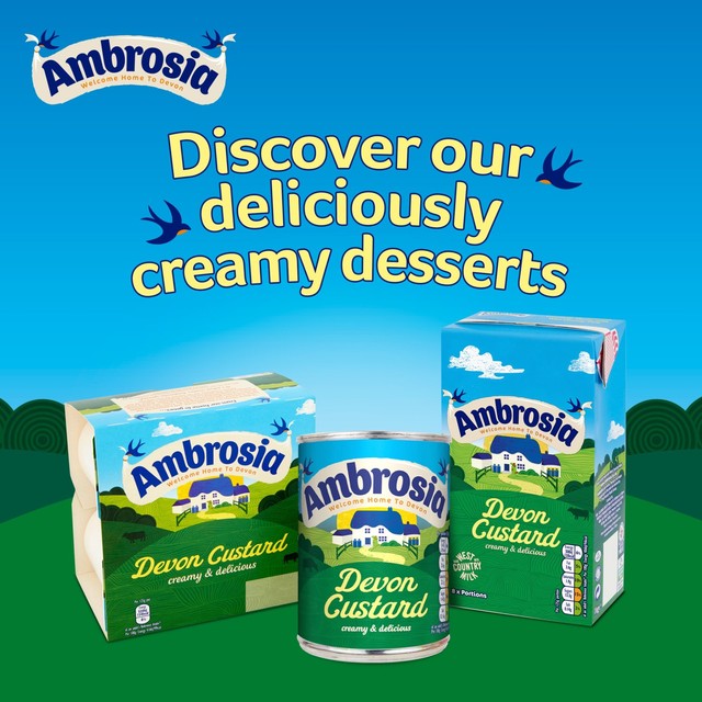 Ambrosia Devon custard 1kg - British product