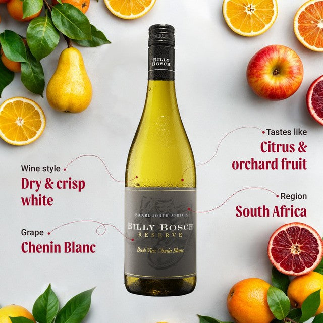 Virgin Wines Billy Bosch Bush Vine Chenin Blanc 75cl - British product