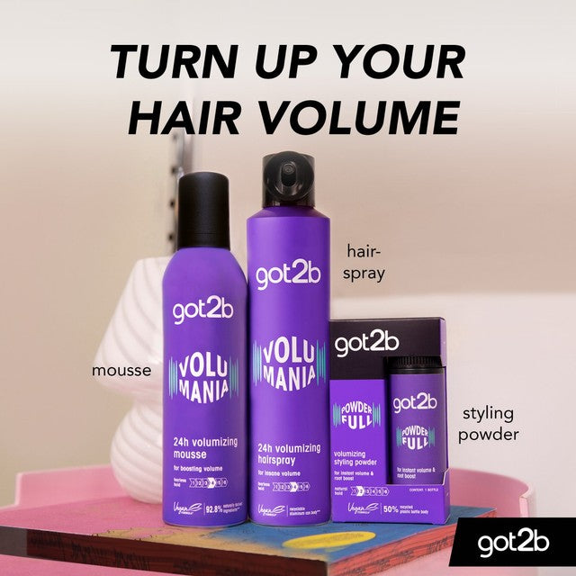 Schwarzkopf got2b Volumaniac hair mousse 250ml (British brand)