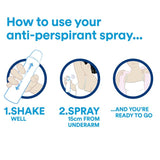 Vaseline Aloe Sensitive anti-perspirant deodorant spray 250ml (British brand)