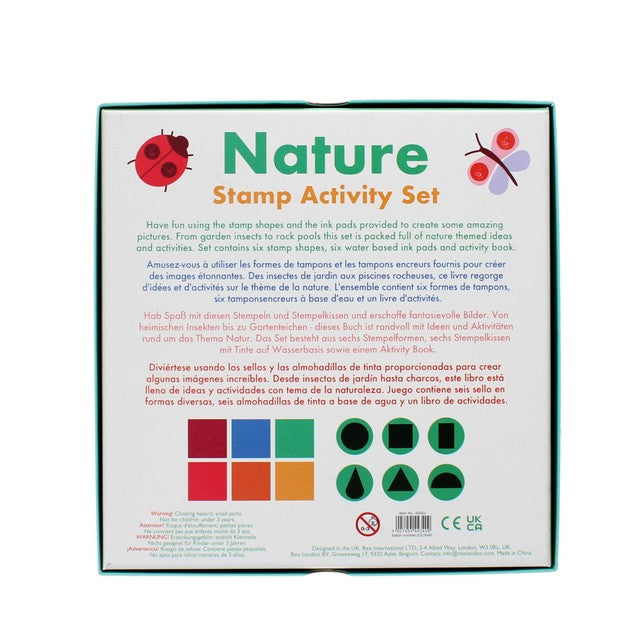 Rex London nature stamp activity set, imported from the UK