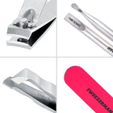 Tweezerman mini nail rescue kit portable manicure set, imported from the UK