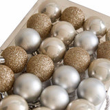 M&S white silver gold baubles pack of 80, imported from the UK