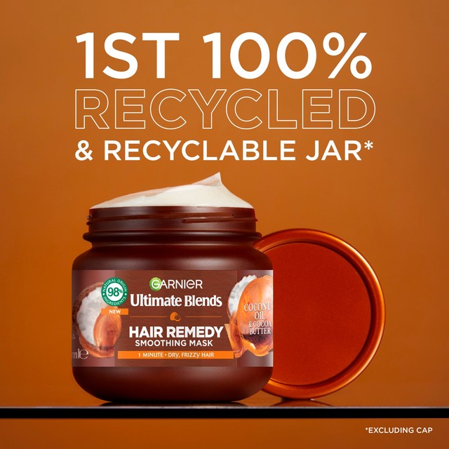 Garnier Ultimate Blends Coco Smoothing Mask 340ml, UK version