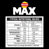 Walkers Max Punchy Paprika crisps 140g (British brand)