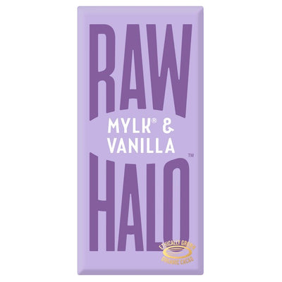 M&S Raw Halo Vegan Mylk & Vanilla Chocolate Bar 70g- Buy online at McGrocer