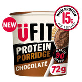 UFIT protein chocolate porridge pot - British product