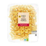M&S fresh fusilli egg pasta 500g, imported from the UK