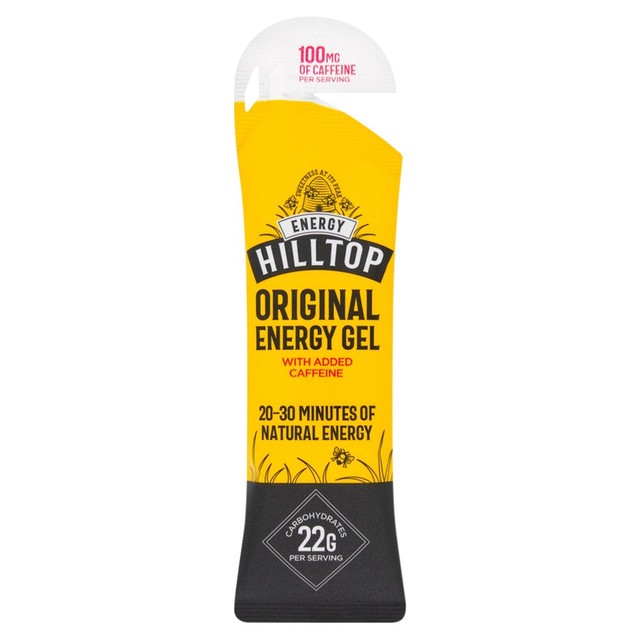 Hilltop Honey Original Energy Gel with added Caffeine 30g, UK version