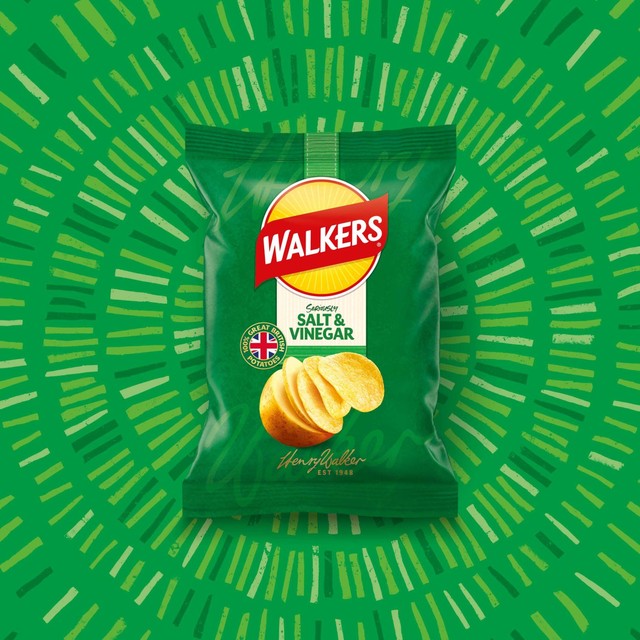 Walkers Salt & Vinegar crisps - British product