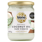 Biona Organic Raw Virgin Coconut Oil 400ml - British product