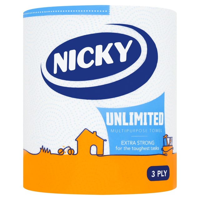 Nicky multipurpose towel 1 roll, imported from the UK