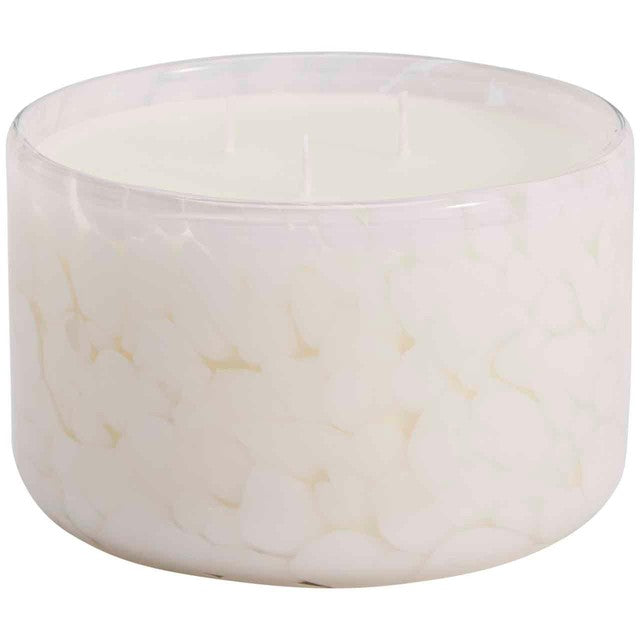 M&S Lychee & Dragonfruit 3 Wick Candle, white (British brand)