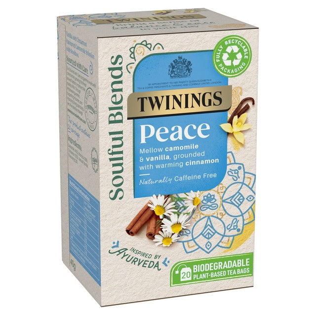 Twinings Soulful Blends Peace Camomile Tea Bags 20pack (British brand)
