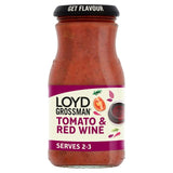 Loyd Grossman tomato and red wine pasta sauce 350g, UK version