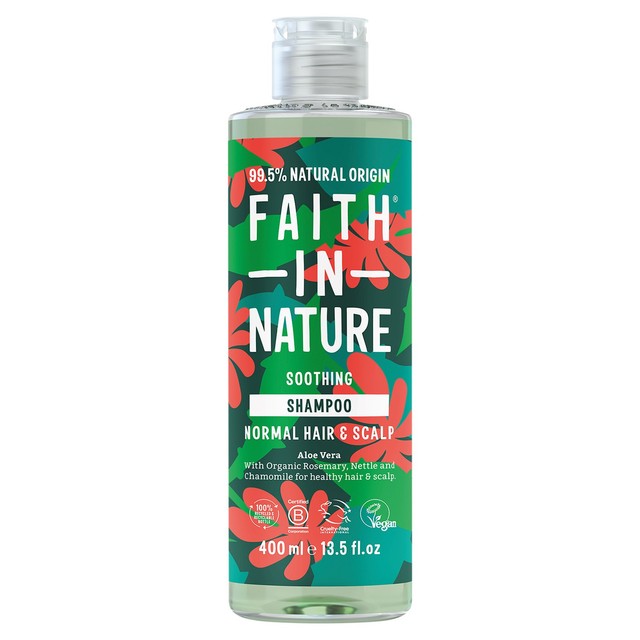 Faith in Nature aloe vera shampoo 400ml - British product