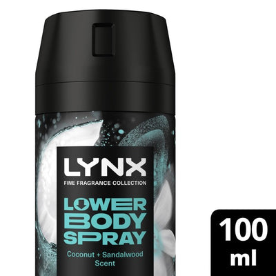 M&S Lynx Coconut Sandalwood Lower Body Deodorant Spray 100ml- Buy online at McGrocer