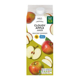 M&S cloudy apple juice 1.75L, imported from the UK