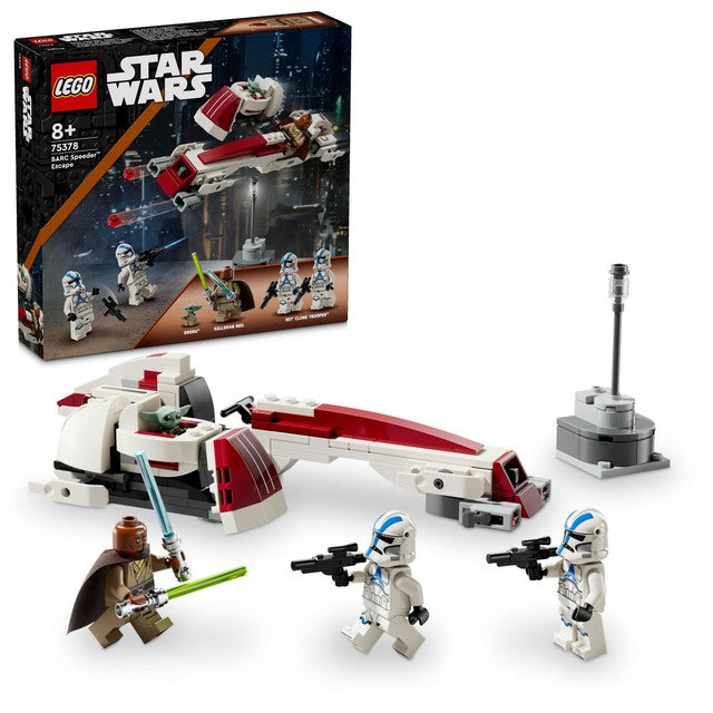 LEGO Star Wars BARC Speeder Escape building toy set, UK version