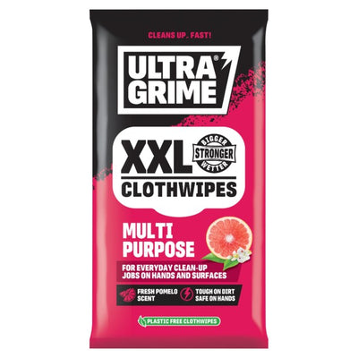 مناديل قماشية 
UltraGrime 
متعددة الأغراض برائحة 
Pomelo 
XXL عبوة 20 من 
M&S 
- اشترِ عبر الإنترنت من 
McGrocer