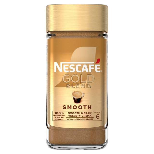 Nescafe Gold Blend Smooth instant coffee 190g, imported from the UK