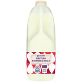 Ocado British Skimmed Milk 4 Pints, imported from the UK