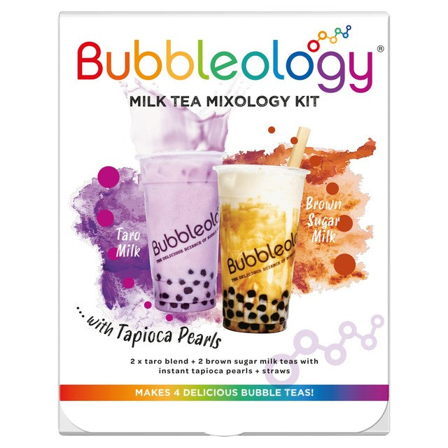 Bubbleology taro and brown sugar bubble tea kit 320g - British product